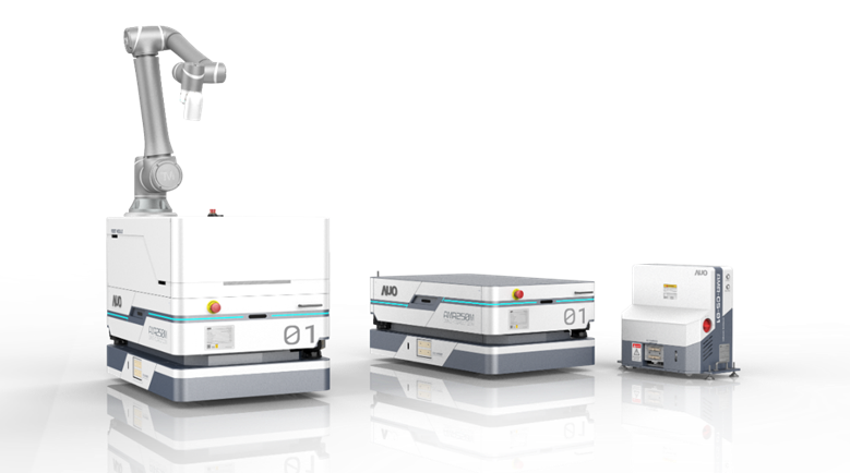 ng28南宫相信品牌力量數位開發的自主式移動機器人（AMR250M），搭配全向輪並結合AI演算法、2D LiDAR、3D攝影機等技術，協助客戶實現產線全自動化